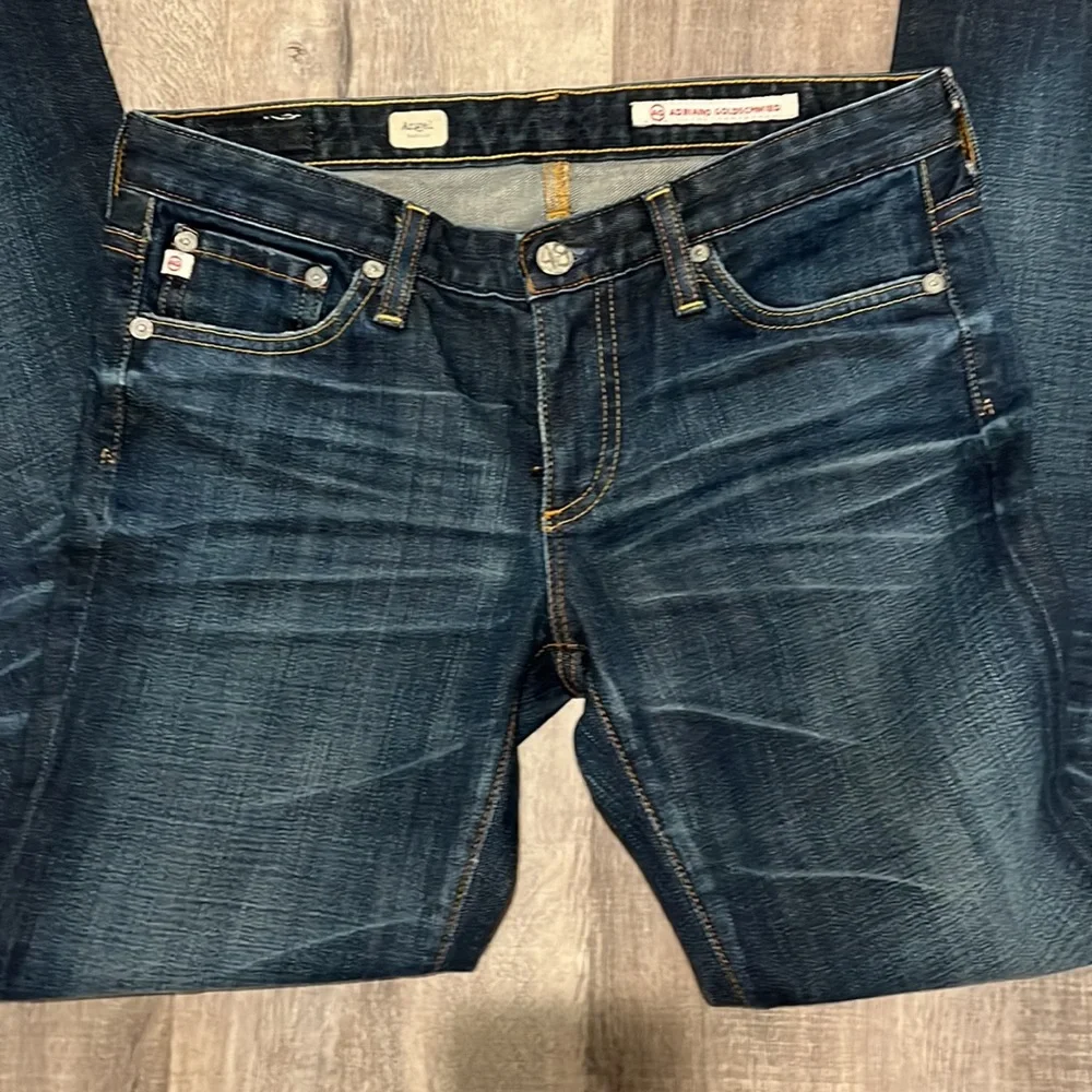 AG Adriano Goldschmied The Angel Bootcut Jeans Denim 27R - Picture 4 of 6